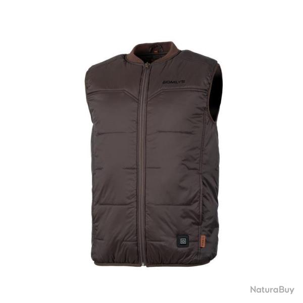 GILET CHAUFFANT SOMLYS marron
