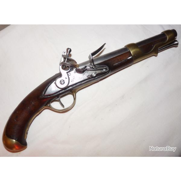 Pistolet  silex de Cavalerie franaise Modle 1763/66 2eme Type de Saint tienne