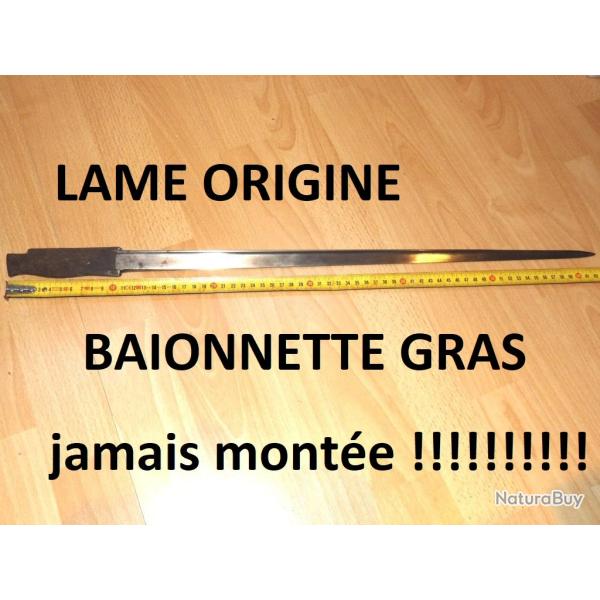 lame ORIGINE de baionnette fusil GRAS jamais mont�e longueur 632mm - VENDU PAR JEPERCUTE (D25E11)