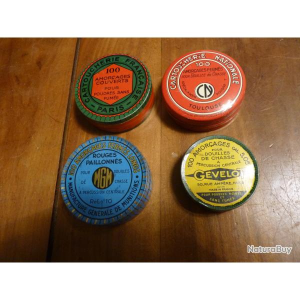 Lot de boite d amorce