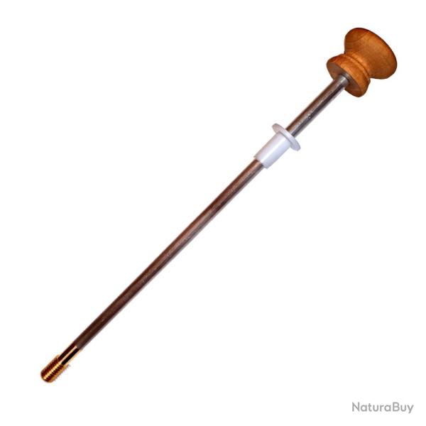 Baguette de nettoyage en aluminium avec poign�e en bois - cal. 44 - 25cm