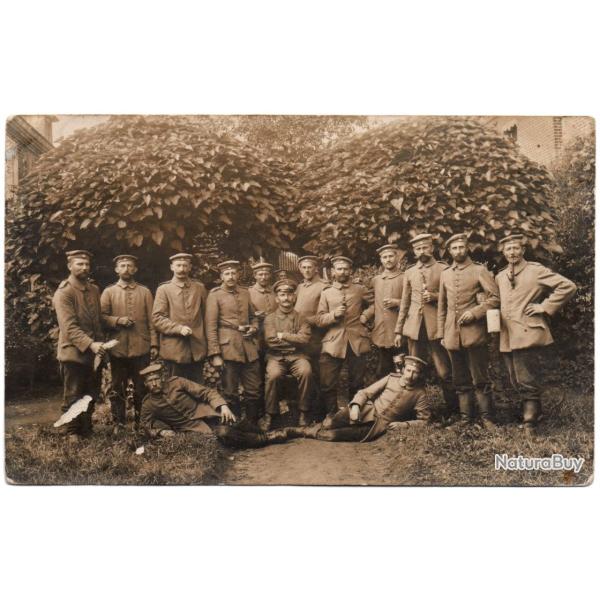 Carte - Photo Groupe de soldats allemands N�1593