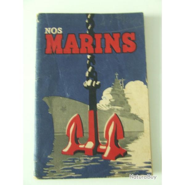 ANCIEN LIVRET SUR LA MARINE NATIONNALE 1943