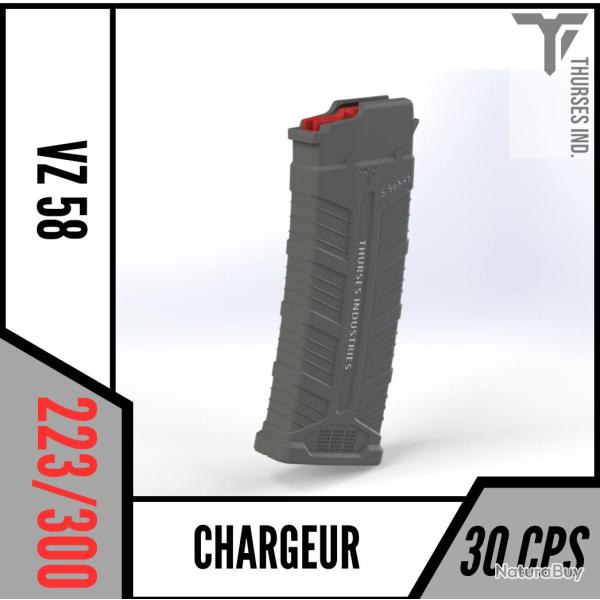 chargeur VZ58 gazella vz 58 30 coups brid� Cat.C Thurses industries