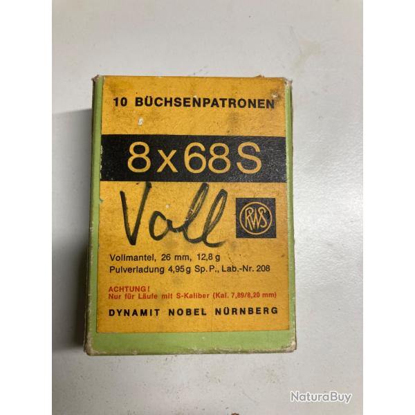 Munitions RWS 8x68s