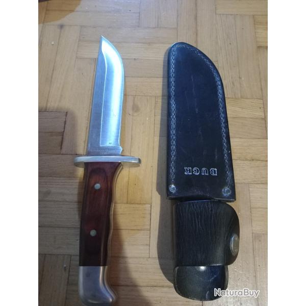 Couteau buck mod�le 124 avec �tui bon �tat
