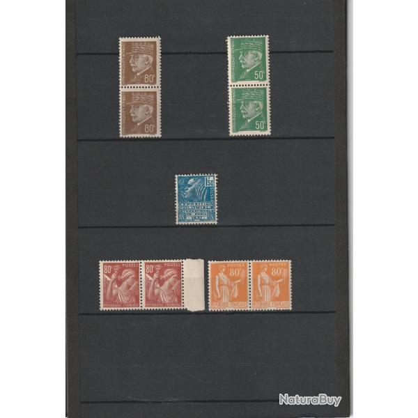 Lot de timbres fran�ais