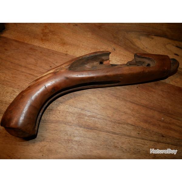 Bois de pistolet � percussion type AN XIII fabrication civile