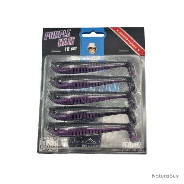 Leurre Monkey Lures King Lui 10 cm - Ultra attractif pour perche, sandre et brochet purple haze