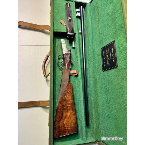 Fusil Juxtapos Chapuis Pierre Artisan, Calibre 28/70. Gravure ralise main par Pierre Chapuis