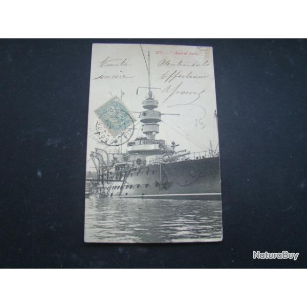 marine nationale - CUIRASSIER AMIRAL AUBE � QUAI