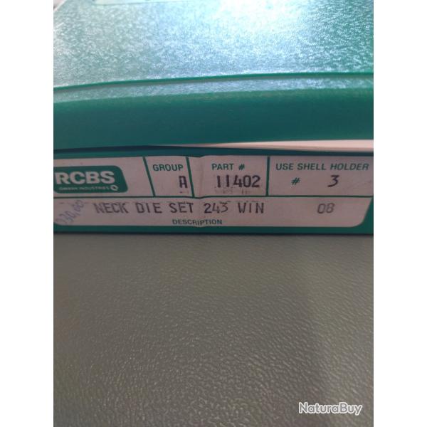Jeux d'outils RCBS 243 WINCHESTER