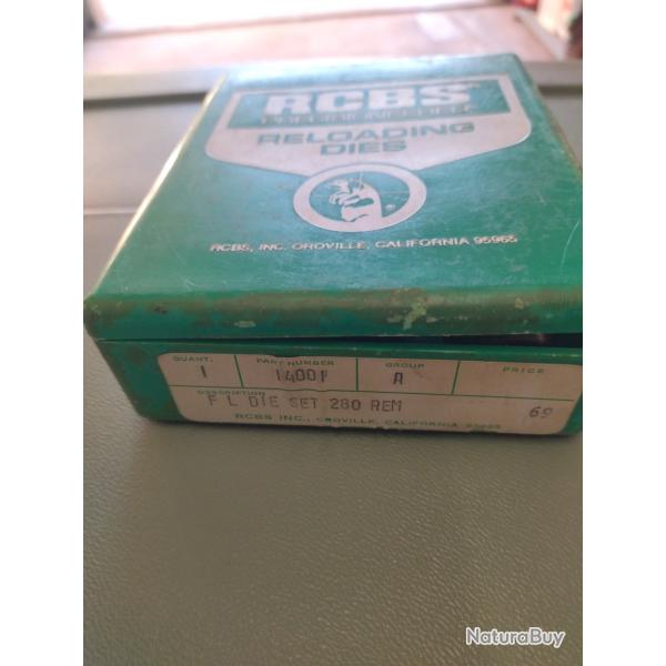 Jeux d'outils RCBS 280 REMINGTON