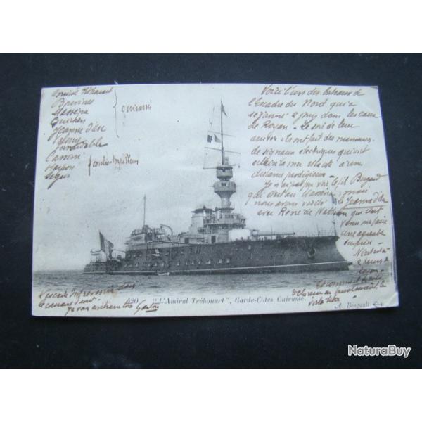 marine nationale - GARDE COTES CUIRASSE AMIRAL TREHOUART
