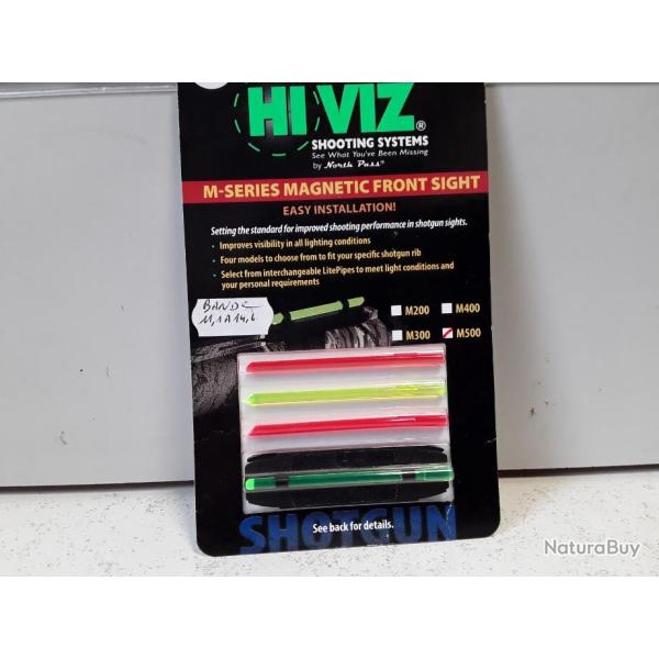 Point de mire magnetique Hiviz M500 (RAIL 11,1  14,6MM)