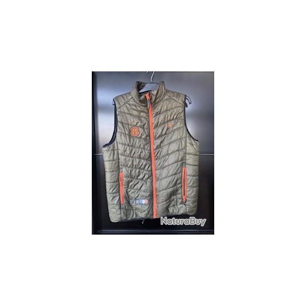 DOUDOUNE CHAUFFANTE PRO HUNT 2XL VERTE ,NE FONCTIONNE PLUS ENCHERE