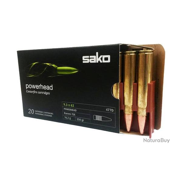 SAKO POWERHEAD 9.3X62 250GR