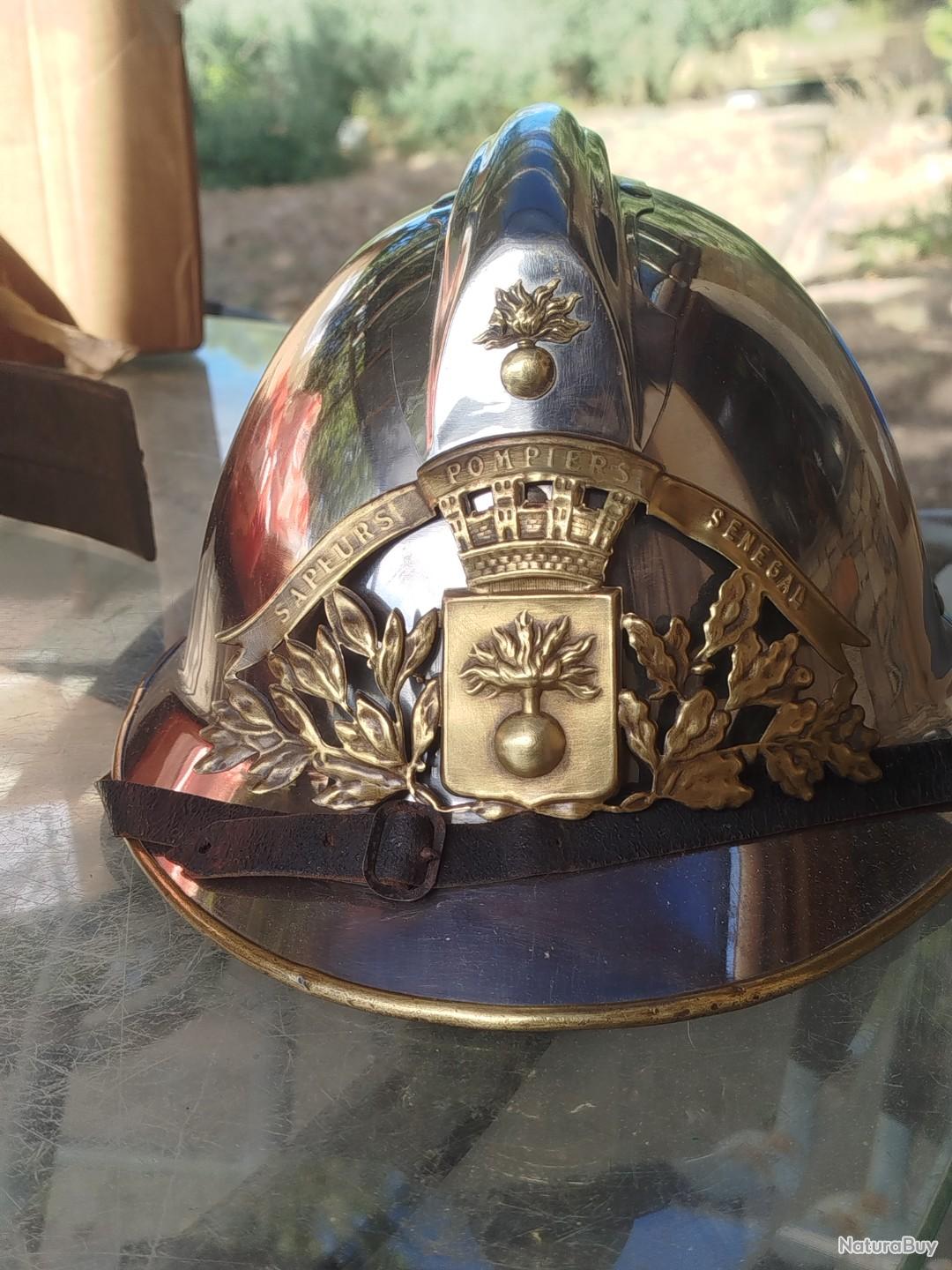 Lot de casques de sapeurs pompiers Second Empire à restaurer | G
