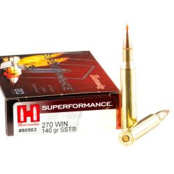 Cartouches HORNADY 270 WIN 140grs SST
