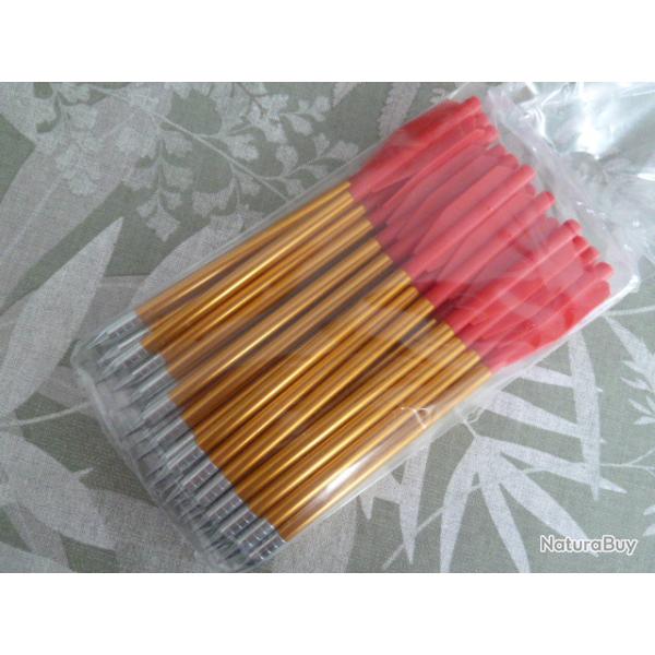 flechettes - rouge/or - x10 flechettes