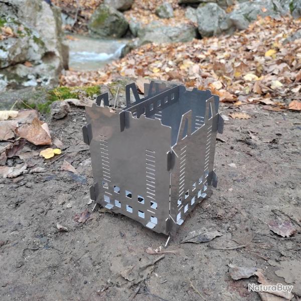 R�chaud � bois pratique, compact et polyvalent