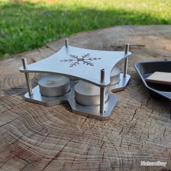 Appareil  raclette nomade en aluminium