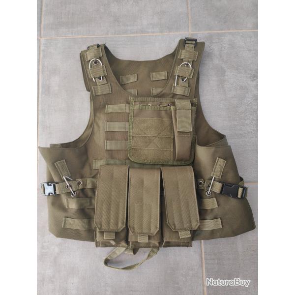 Gilet Airsoft + plaques NIJ3A