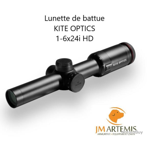 Lunette KITE OPTICS K6 1-6X24i HD BATTUE