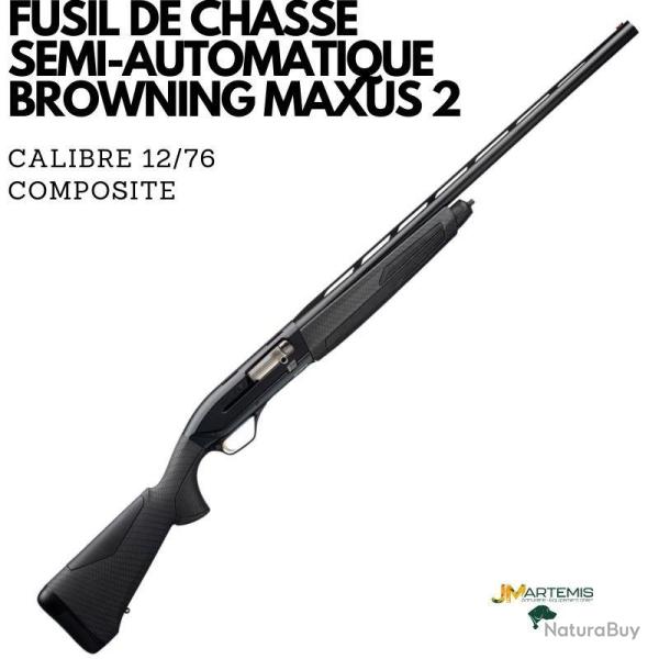 FUSIL BROWNING MAXUS 2 COMPO BLACK CF 12/76 canon 66CM