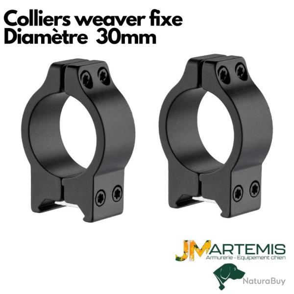 Colliers fixes 30mm weaver HAUT