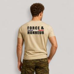 T SHIRT FORCE HONNEUR SUMMIT TAN