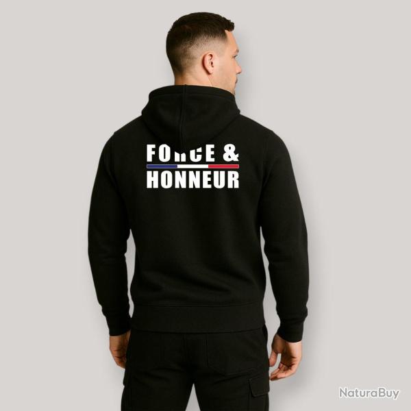 SWEAT SHIRT FORCE HONNEUR FRANCE SUMMIT OUTDOOR NOIR