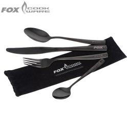 Couverts Fox Cookwear Black Stainless