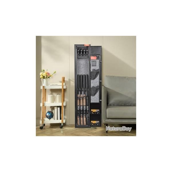 Armoire � fusils VEVOR pour 3 armes avec serrure et clavier num�rique.Conforme EN14450