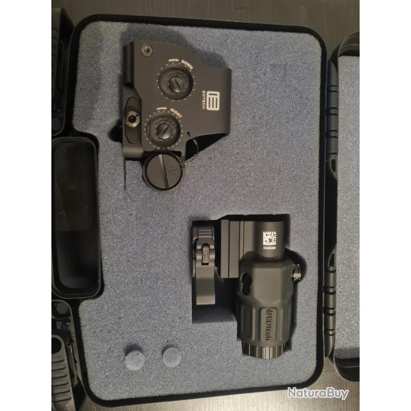 Viseur holographique Eotech avec magnifier - HHS II
