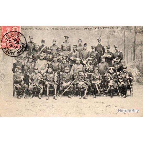 CPA - Grande manoeuvres de l'Est (Sept. 1904) - Officiers �trangers  -N�1599
