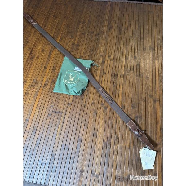 SANGLE - BRETELLE CUIR FUSIL RISERVA ITALIE