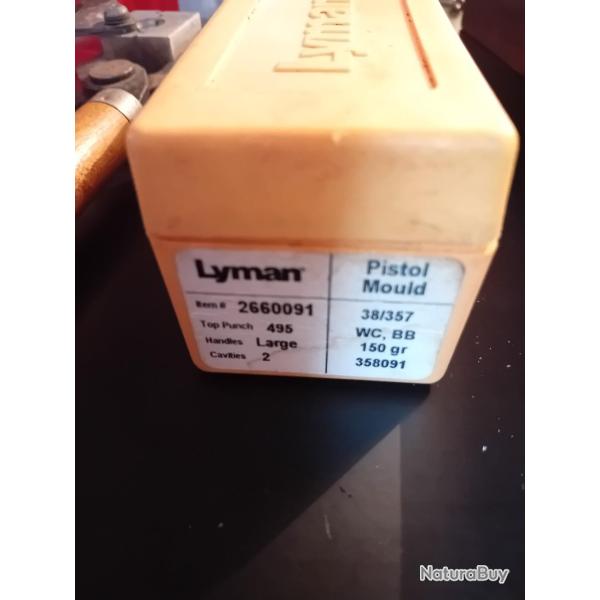 LYMAN moule balle 38 357 150 grains 2660091 358091