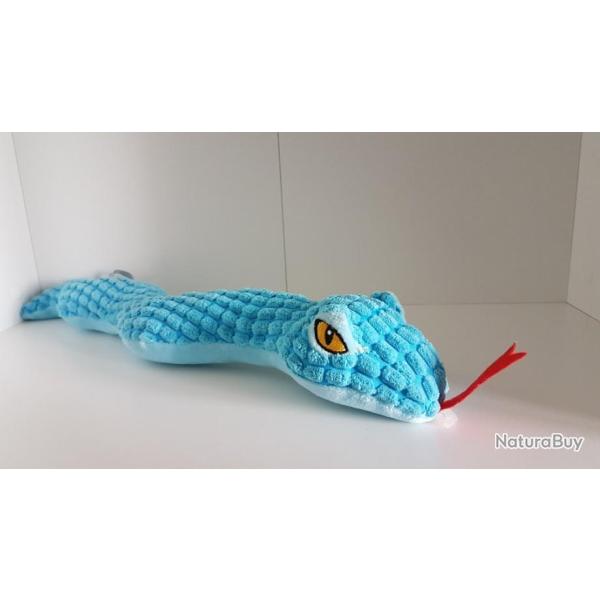 Serpent 52 cm - Peluche sonore pour animaux Chadog Diffusion - Plush with squeek for animals / dogs