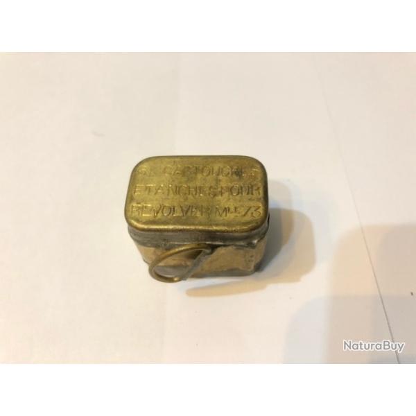 Rare Boite Non ouverte 6 Cartouches �tanches pour R�volver Mle 73 - ECP 1er 91
