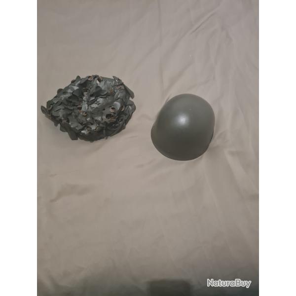 Casque +surcasque camouflage militaire, arm�e fran�aise.