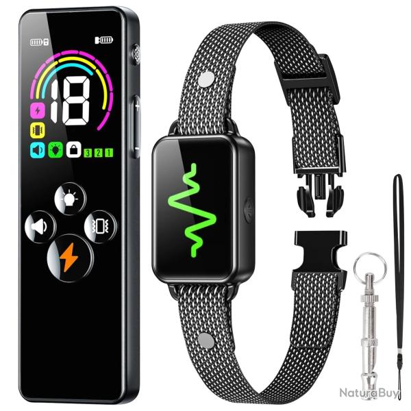 Collier de Dressage lectrique pour Chien 2000M tanche Tlcommande Longue Porte 3 Modes Rglable