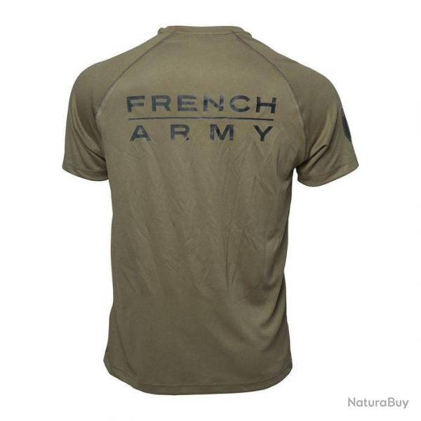 T SHIRT FRENCH ARMY RESPIRANT VERT OD