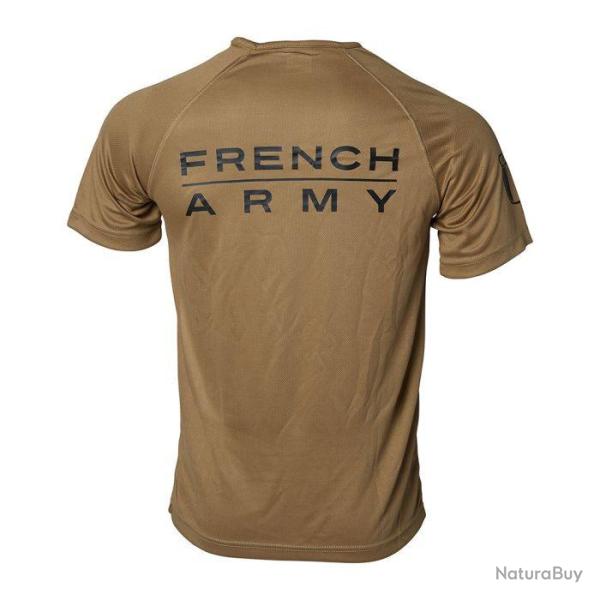 T SHIRT FRENCH ARMY RESPIRANT COYOTE