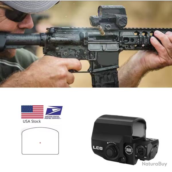 Point rouge Vise rflexe holographique tactique LCO 1 MOA rail 20 mm