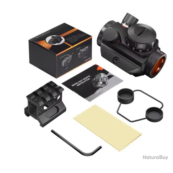 Point rouge 1x25 2 MOA rail 20 mm