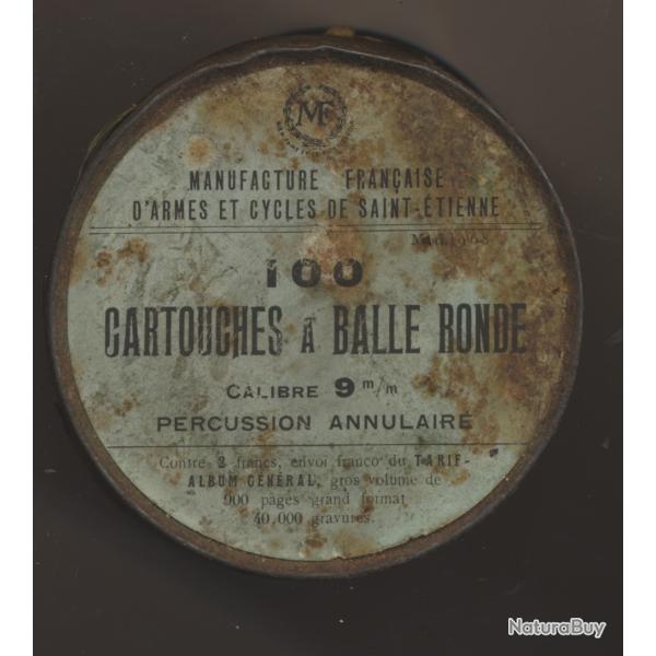 (5933)  Une Jolie boite vide  9mm MANUFRANCE