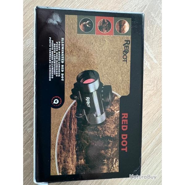 1x40 point rouge vue vert/rouge vue clair chasse arienne neuf