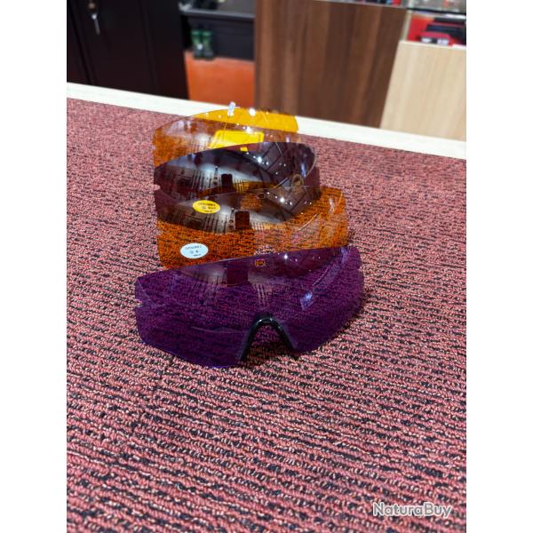 DESTOCKAGE !! PACK 4 VERRES SUPPLEMENTAIRES SHOOT OFF ORANGE-BRUN-VIOLET + NEZ