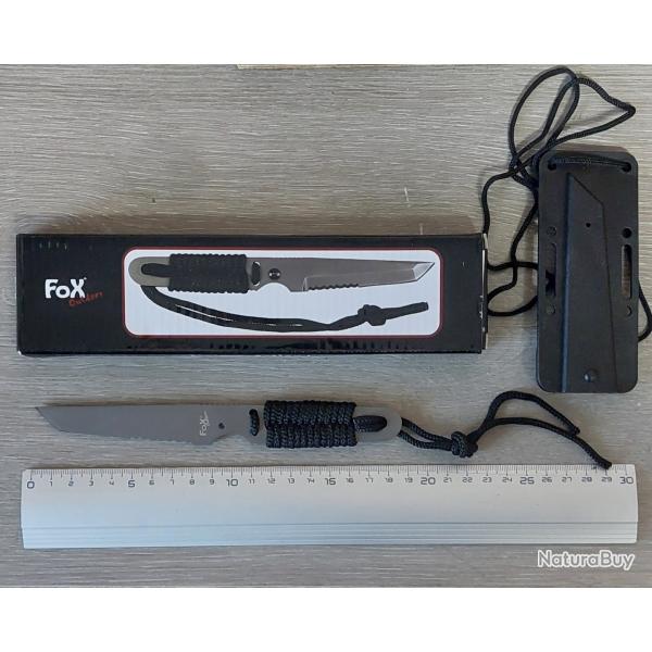 Couteau lame tanto. FOX OUTDOOR